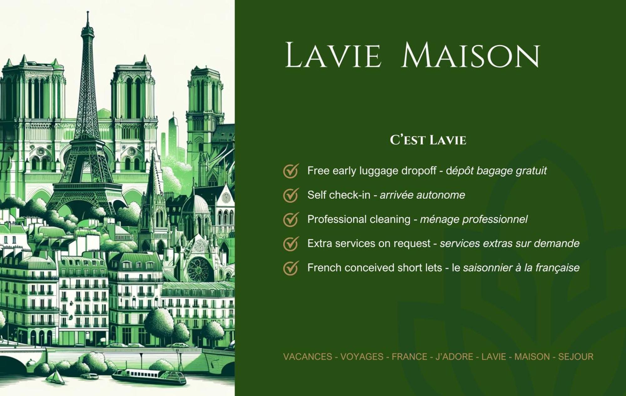 Lavie Maison Parisian Aircon Gem Extérieur photo